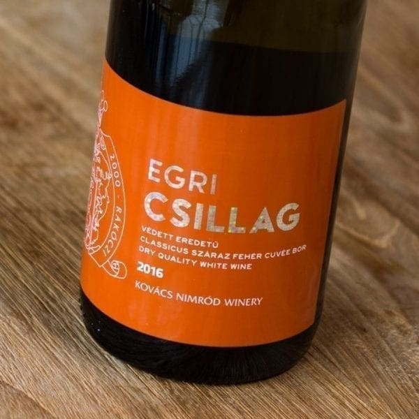 Kovacs Nimrod Egri Csillag 2016 label voorzijde